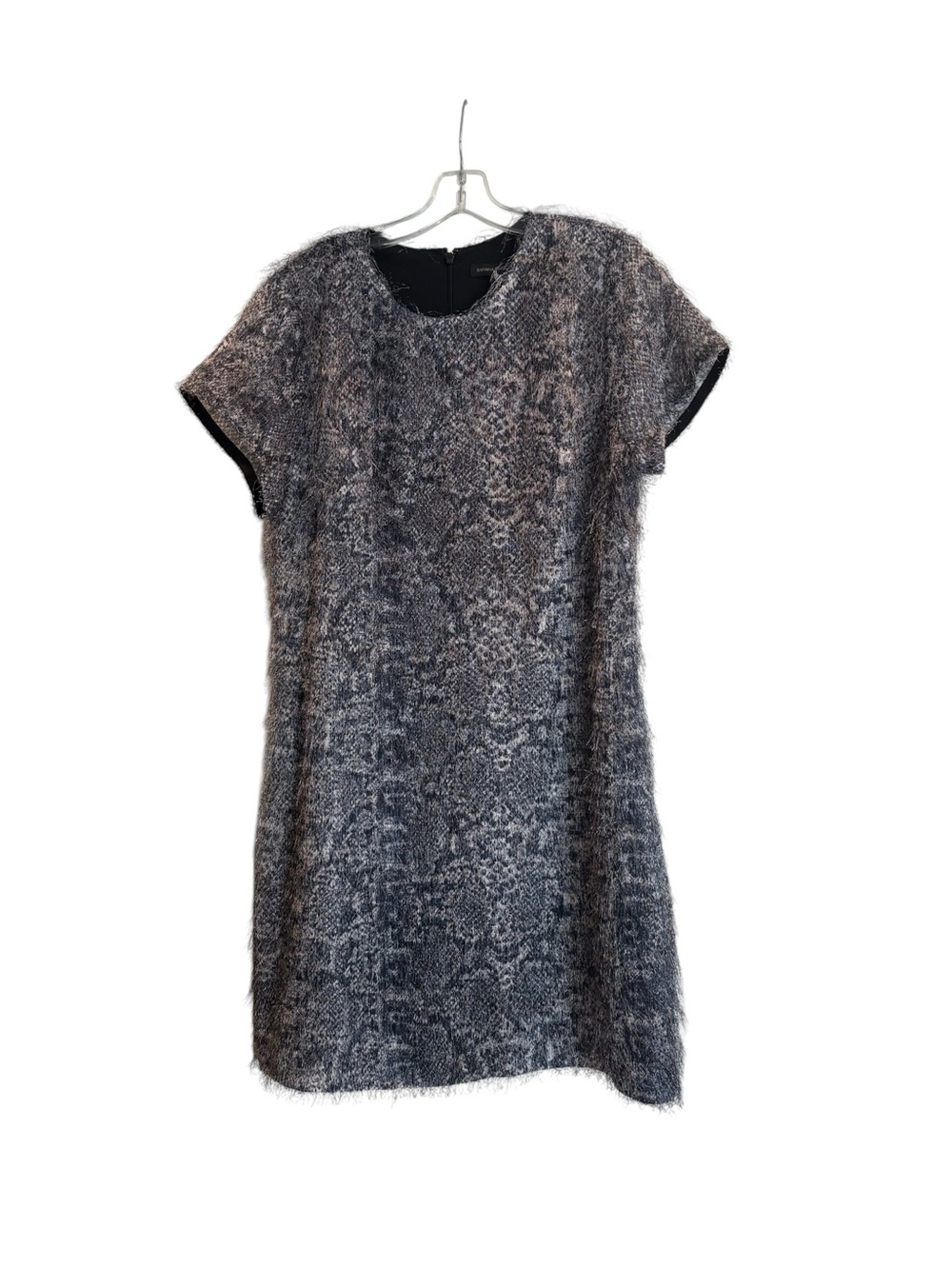 Banana Republic Blue Fuzzy Knit Shift Dress